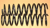 Paar Spiralfedern Hinterachse, standard / Pair coil springs rear axle, standard