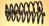 Paar Spiralfedern Hinterachse, verstärkt / Pair coil springs rear axle, heavy duty