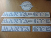 Satz Aufkleber MANTA-GTE / Sticker set MANTA-GTE