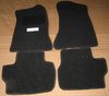 Fußmattensatz 4-teilig schwarz / Floor mat set 4 pieces black