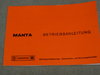 Betriebsanleitung / Driver manual - Manta-A