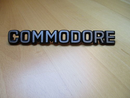 Schrift Commodore / Emblem Commodore