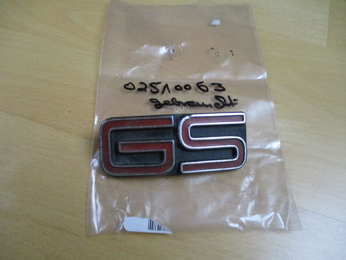 Schriftzug GS Front / GS badge front grill Commodore-B